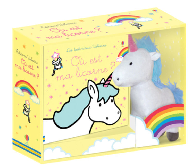 COFFRET OU EST MA LICORNE ? (AVEC PELUCHE) - LES TOUT-DOUX USBORNE ( IMPACT ) 7.90€