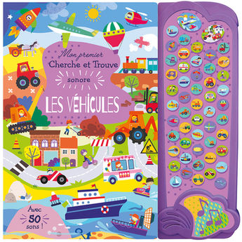 MON PREMIER CHERCHE ET TROUVE SONORE - VEHICULES