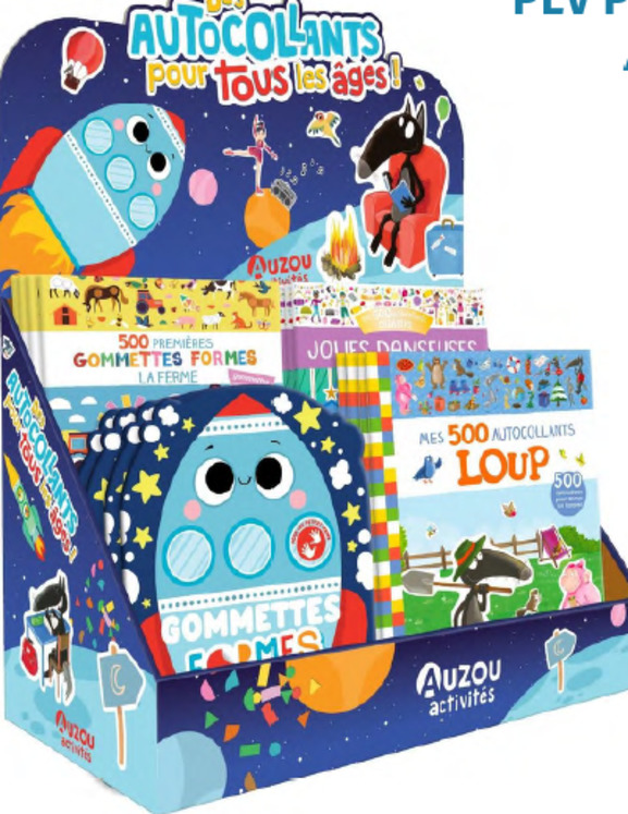 COLIS AUZOU AUTOCOLLANTS 40 VOL FEVRIER 2025 CDL370