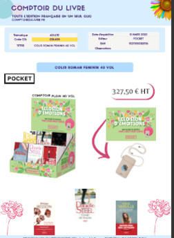 COLIS PKT ROMAN FEMININ 40 VOL MARS 2025 CDL403