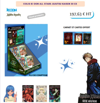 COLIS KI OON ALL STARS JUJUTSU KAISEN 30 VOL AVRIL 2025 CDL398