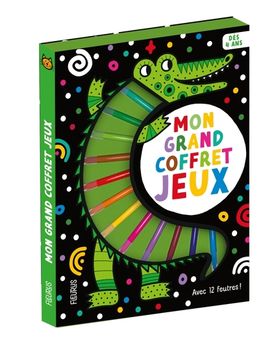 MON GRAND COFFRET JEUX (+ 12 FEUTRES)