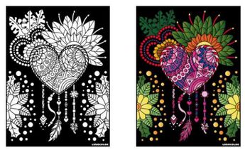 TABLEAU VELOURS ATTRAPE REVE - PVC 10.90€