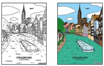 TABLEAU VELOURS STRASBOURG  - PVC 10.90€