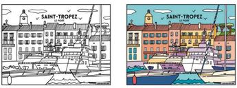 TABLEAU VELOURS SAINT TROPEZ PVC 10.90