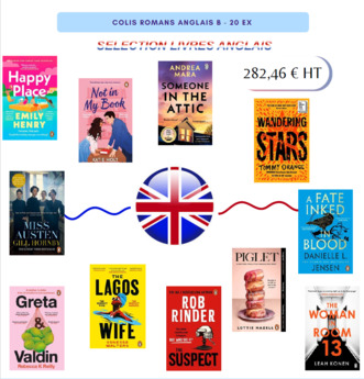 COLIS ROMANS ANGLAIS - MAI 2025 - 20 VOL - CDL491