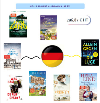 COLIS ROMANS ALLEMAND - MAI 2025 - 17 VOL - CDL 494