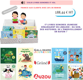 COLIS LIVRES SONORES MULTI EDITEURS 17 EX MAI 2025