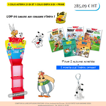 COLIS ASTERIX OP JUIN 2025 / COLONNE LDS 21EX + 9 PRIMES CDL446