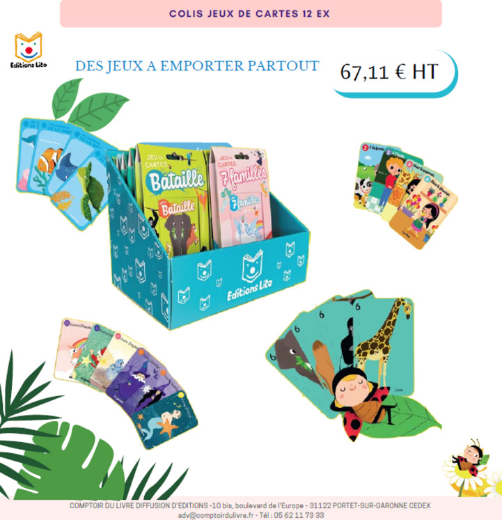 COLIS JEUX DE CARTES 12 EX JUIN 2025 CDL452