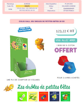 COLIS DROLES DE PETITES BETES 20VOL - JUIN 2025 - CDL476