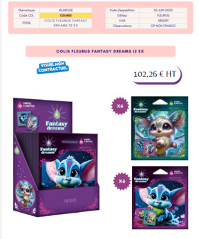 CDL485 - COLIS FANTASY DREAMS 12V - 2025