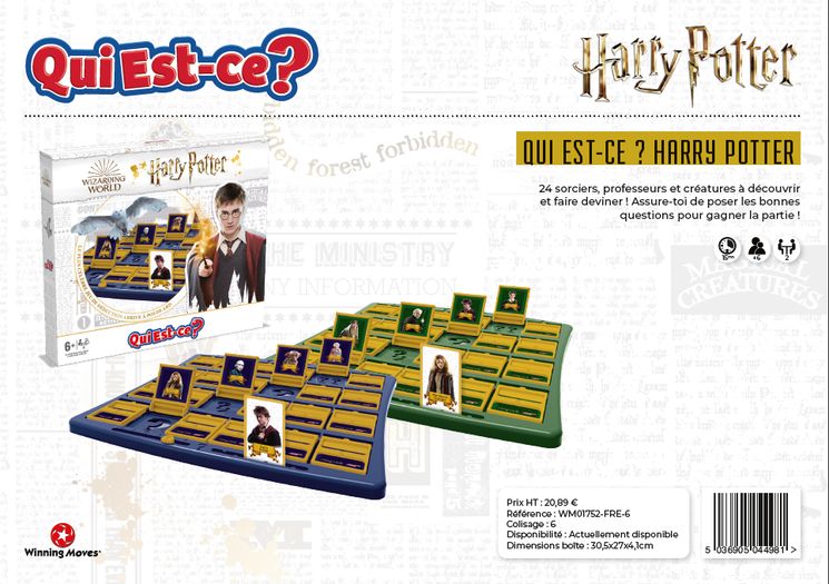 QUI EST CE HARRY POTTER - COMPTE FERME