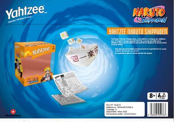 JEU YAHTZEE NARUTO - COMPTE FERME