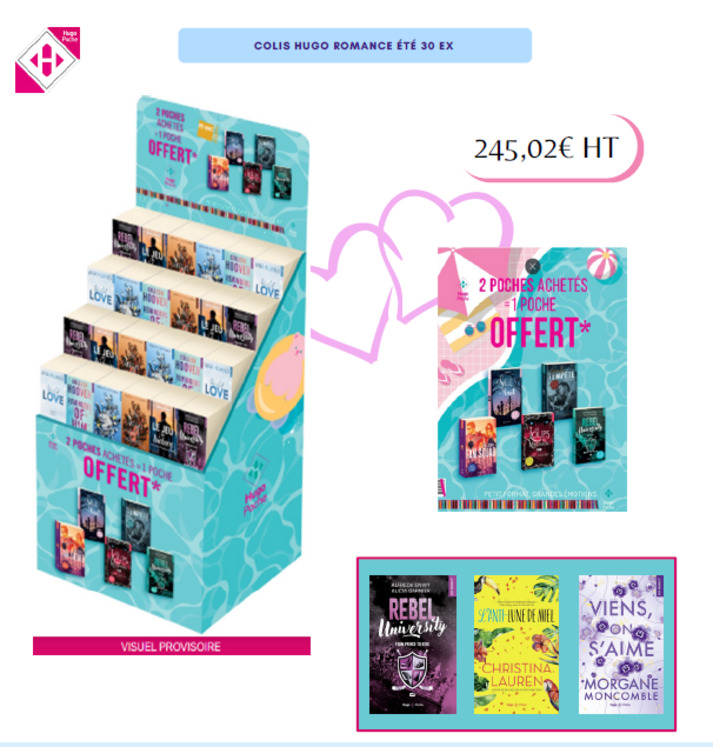 COLIS HUGO ROMANCE 30 VOL JUILLET 2025 CDL466
