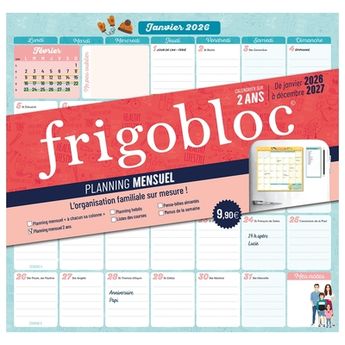 FRIGOBLOC - PLANNING MENSUEL 2 ANS (DE JANV. 2026 A DEC. 2027)