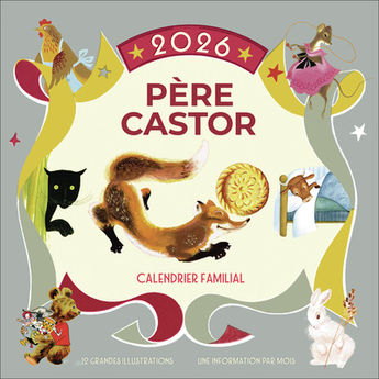 CALENDRIER FAMILIAL PERE CASTOR 2026