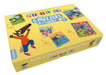 P´TIT LOUP - MES 5 PUZZLES EVOLUTIFS - JOUET