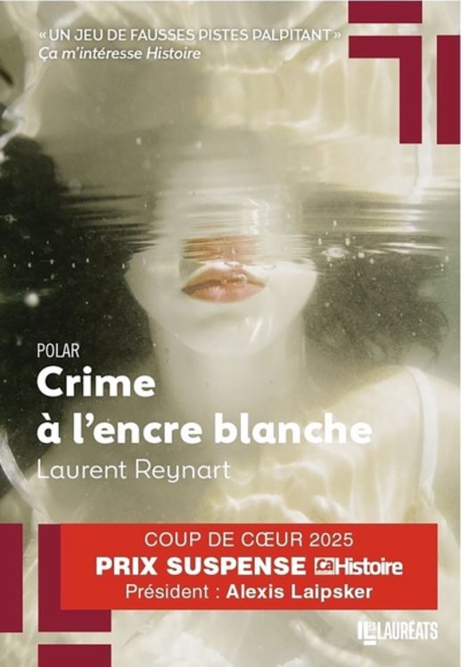 CRIME A L´ENCRE BLANCHE - COUP DE COEUR PRIX SUSPENSE 2025