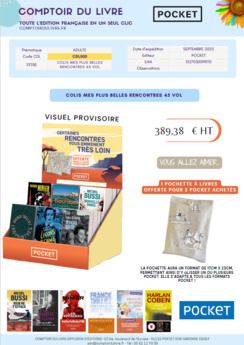 COLIS POCKET MES PLUS BELLES RENCONTRES 45 VOL SEPTEMBRE 2025 CDL500