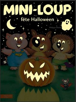 MINI-LOUP HALLOWEEN COUVERTURE PHOSPHORESCENTE