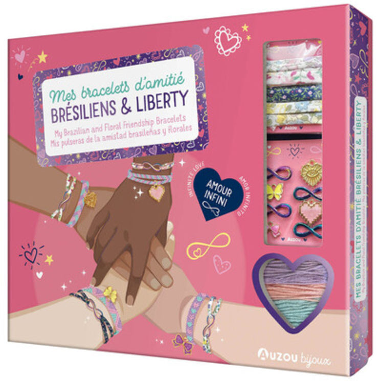 MES BRACELETS D´AMITIE BRESILIENS ET LIBERTY - AMOUR INFINI