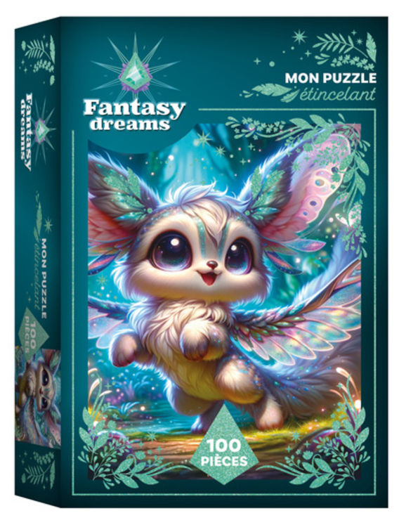 MON PUZZLE ETINCELANT FANTASY DREAMS 2025 (100 PIECES)
