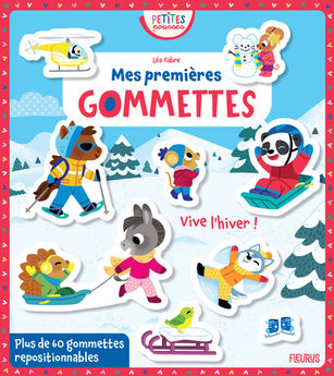 MES PREMIERES GOMMETTES - VIVE L´HIVER !