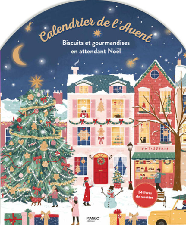 CALENDRIER DE L´AVENT - BISCUITS ET GOURMANDISES EN ATTENDANT NOEL - 24 LIVRES DE RECETTES