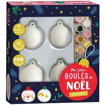 MES JOLIES BOULES DE NOEL A PEINDRE