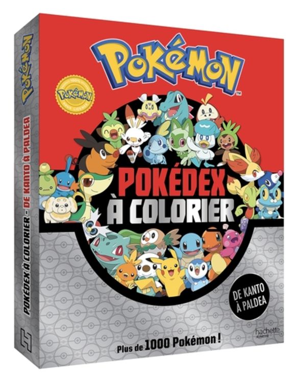 POKEMON - POKEDEX A COLORIER DE KANTO A PALDEA - LIVRE DE COLORIAGES