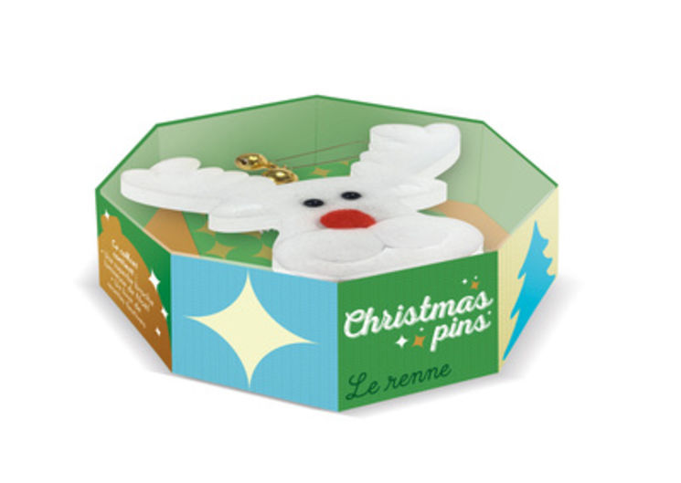COFFRET CHRISTMAS PINS / LE RENNE DU PERE NOEL
