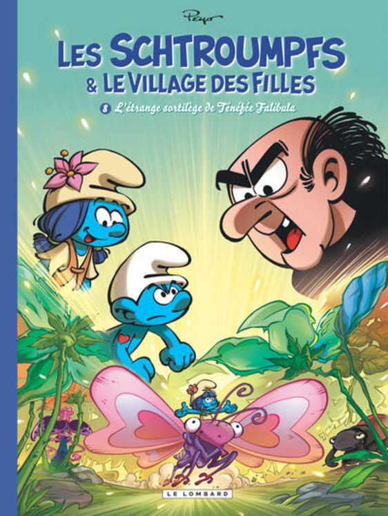 LES SCHTROUMPFS ET LE VILLAGE DES FILLES - TOME 8 - L´ETRANGE SORTILEGE DE TENEFEE FALIBULA