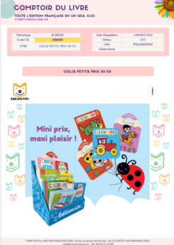 COLIS LITO PETITS PRIX 50 EX JANVIER 2026 CDL543