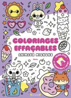COLORIAGES EFFACABLES - ANIMAUX MIGNONS