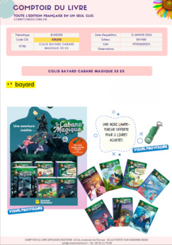 COLIS BAYARD CABANE MAGIQUE 55 EX JANVIER 2026 CDL532