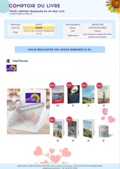 COLIS DOUCE ROMANCE JANVIER 2026 CDL572 FACTURATION AU DETAIL