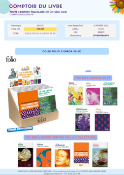 COLIS FOLIO  PETITS PRIX 30VOL - JAN 2026 - CDL535