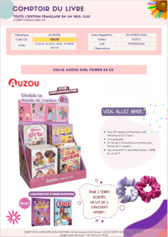 COLIS AUZOU GIRL POWER 24 EX JANVIER 2026 CDL551