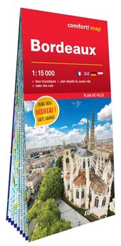 BORDEAUX 1/15.000 (CARTE GRAND FORMAT LAMINEE - PLAN DE VILLE)
