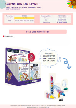 COLIS PERE CASTOR LUDO PEDAGO 30VOL - FEV26 - CDL530