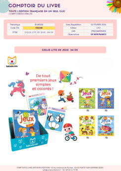 COLIS LITO 50 JEUX  24 EX FEVRIER 2026 CDL568