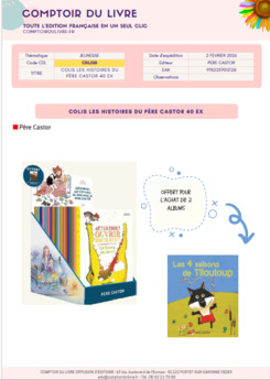 COLIS LES HISTOIRES DU PERE CASTOR 40EX FEVRIER 2026 CDL528
