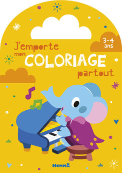 J´EMPORTE MON COLORIAGE PARTOUT (3-4 ANS) (ELEPHANTEAU)