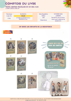 COLIS LOMBARD LES ENFANTS DE LA RESISTANCE 10EX FEVRIER 2026 CDL610