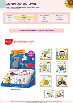 COLIS GRUND LIVRES SONORES A TOUCHER 17 EX SEPTEMBRE 2025 CDL508