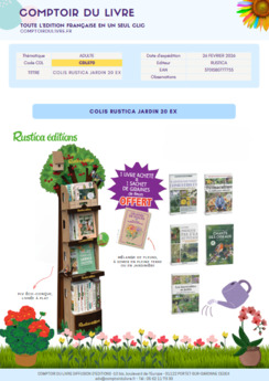 COLIS RUSTICA JARDIN 2026 - PLV VIDE - CDL570 -FACTU AU DETAIL