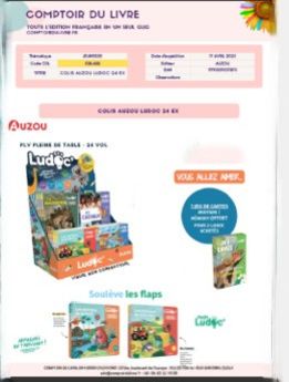 COLIS AUZOU LUDOC 24VOL  MARS 2026  CDL422