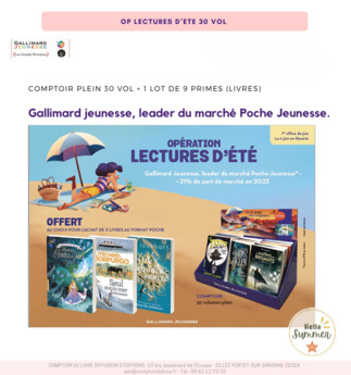 COLIS GJEU LECTURES D´ETE 30VOL+PLV+1LOT EVENTAIL JUIN24 - CDL306