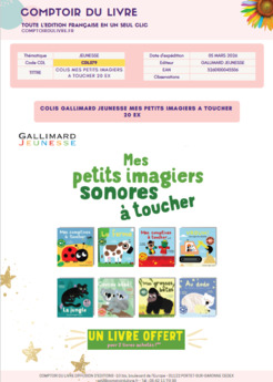 COLIS GJEU MES PETITS IMAGIER TOUCHE ET ECOUTE - MARS 26 -CDL579